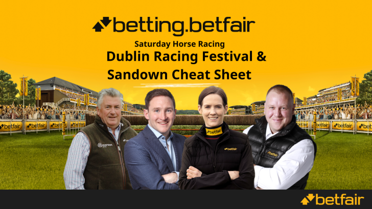 The Saturday Racing Cheat Sheet from Betfair